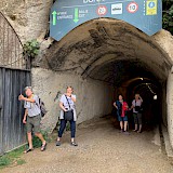 Getting ready to enter the main bunker. Very interesting. (photo by Lady Di)