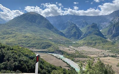 Beautiful scenery. Hard day of riding. (submitted by Lady Di)