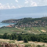 Beautiful start Lake Ohrid (photo by Wendy)