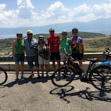 Excited to begin our cycle tour of Albania! (photo by Anne and Bob)