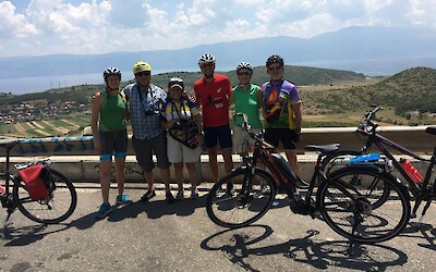 Excited to begin our cycle tour of Albania! (submitted by Anne and Bob)