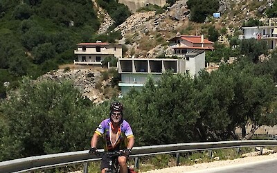 Chugging up a hill was more than rewarded with spectacular views! (submitted by Anne and Bob)