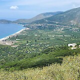 A view of the Albanian Riviera coastline (photo by Karen Norlin)