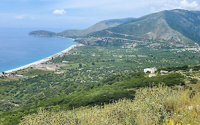A view of the Albanian Riviera coastline (submitted by Karen Norlin)