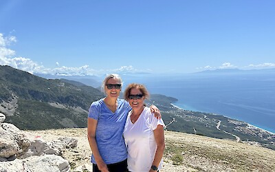 Our first rest on the way to Sarande (submitted by Lisa Luyckx)