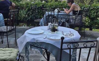 Dinner with a view; Gjirokaster (submitted by Deborah Davis)