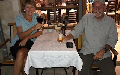 Time to enjoy an evening in the historic city, Gjirokaster. (submitted by Bill P)