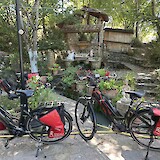 Lunch stop Day 3 Korce to Farma Sotira (photo by Elspeth Miller)