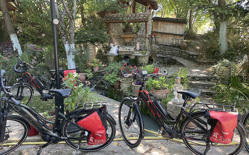 Lunch stop Day 3 Korce to Farma Sotira (submitted by Elspeth Miller)