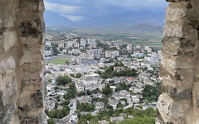 Gjirokaster from the Fortress (submitted by Elspeth Miller)