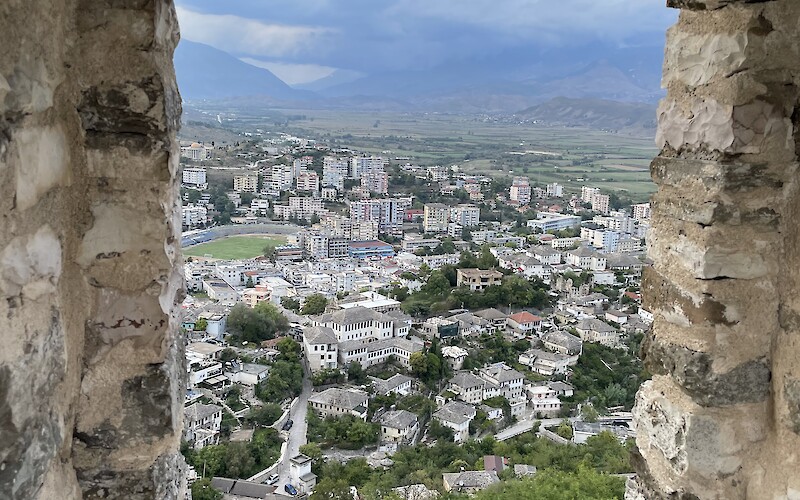 Gjirokaster from the Fortress (submitted by Elspeth Miller)