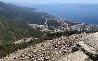 Climbing +5,000 feet - from Himare to Vlore! (submitted by Tom F.)