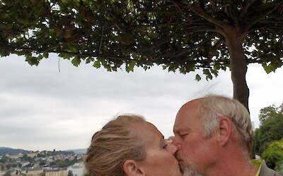 Very romantic (hard to take a selfie when you're kissing) (submitted by Cyllene)