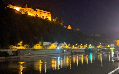 Passau is beautiful at night. (submitted by Oldcoupleinlove)