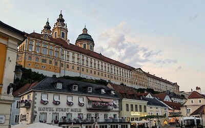 The Melk Abbey overlooks the town. (submitted by Oldcoupleinlove)