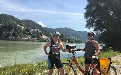 Resting on the Danube! (submitted by Kristin)