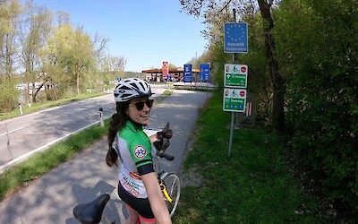 Crossing from Germany into Austria on Day 1 (submitted by Traveling Jackie)