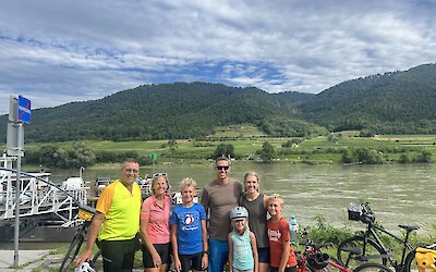 Waiting to the boat in Spitz. (submitted by Jay P.  Grandpa :))