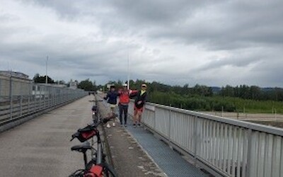 On the Danube locks. (submitted by Debby Schlesinger)