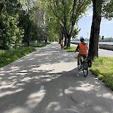 One of many amazing bike paths (photo by Emily W)