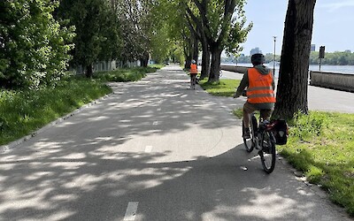 One of many amazing bike paths (submitted by Emily W)