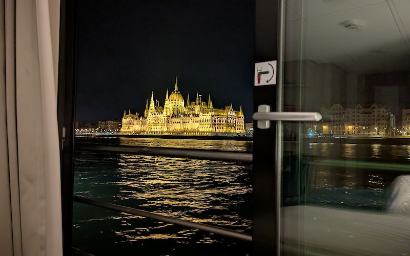 The view from our cabin in Budapest (submitted by L. Goodmon)