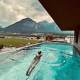 Gasthof Post Hotel Infinity pool (photo by Nicolas Roggeman)