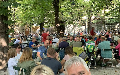 The Beer Garden at the Augustiner (submitted by Larry Chambers)