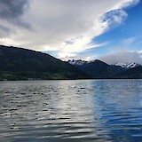 Lake at Zell am See... (photo by Brenda Teal)