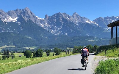 Biking along path (submitted by Robyn)