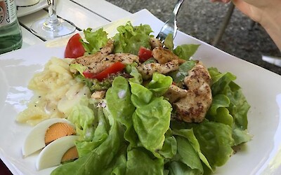 Delicious fresh salads everywhere (submitted by Beegrl)