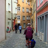 Navigating the Altstadt in Lindau (photo by Wiederholen)