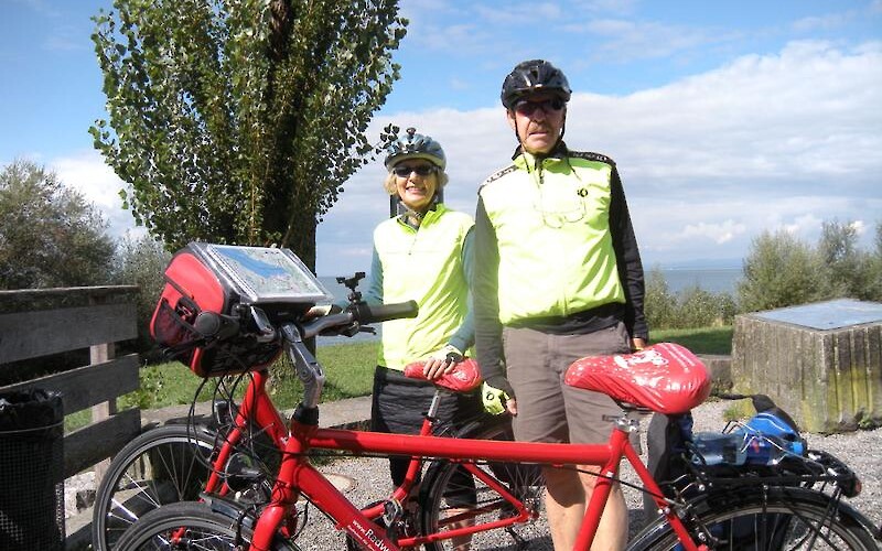 Cycling along the Rhein delta . . . a nature reserve rich in birdlife and agricultural…