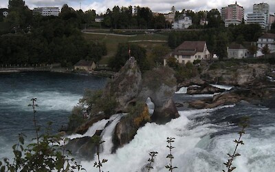 The magnificent Rheinfall (Schaffhausen) is a must see. A small boat takes passengers to the island where you see the arch! (submitted by MarcieB)