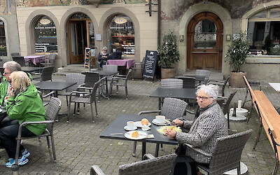 Lunch break in Stein am Rhein (submitted by Joseph Tevaarwerk)