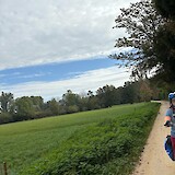 Bike path through the fields (photo by Anita Bhinge)