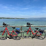 E-bikes & Lake Constance (photo by Sarah D)