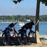 Lake Constance and a pair of great bikes! (photo by Suse)