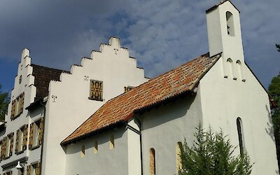 The tiny island of Werd hosts a Franciscan (active) monastery w/meditative labyrinthe. (submitted by MarcieB)