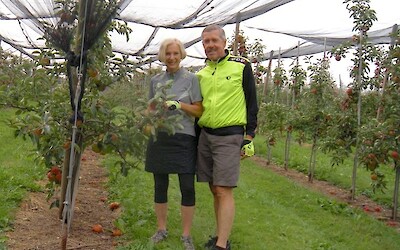 Stopping to appreciate the apples, that produce the fruit, that make the best Äpfelstrüdel! (submitted by MarcieB)