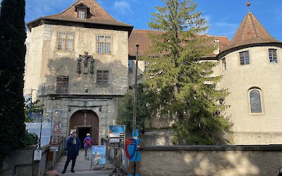 Entering the old Meersburg castle (submitted by Ann Abeles)