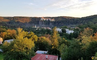 The Chateau at Vranov nad Dyji is visible on the approach to the town. (submitted by Stacey)