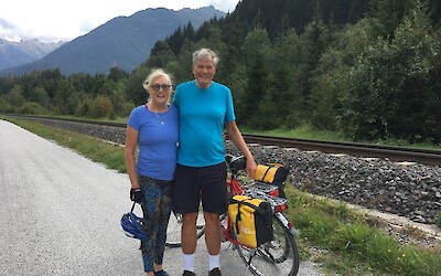 And the longest day is mostly downhill!  The train took us up to the top. (submitted by Rich and Alesa)