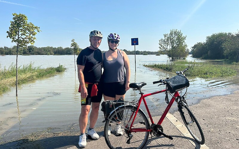 End of the cycling adventure. (submitted by Steve Chodat)