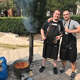 2 Hungarian Goulash Cook Off Competitors (photo by Mattman)