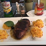 West Hajo Restaurant in Gyor. Duck Breast Steak Hungarian style was my best meal (photo by Passenger2J)
