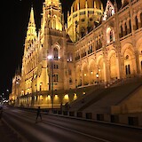 The Finish Line- Budapest Hungary. Parliament Building at Night (photo by Passenger2J)