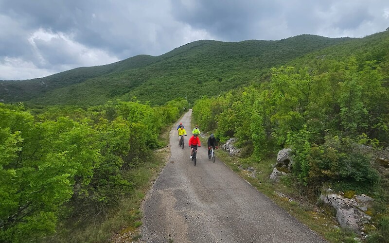 Cycle track along the old railway line to Ravno, Bosnia (submitted by Andrew Lindsay)