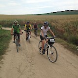 Cycling through cornfields and farmlands (photo by JimJ)