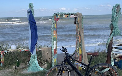 The door to the Black Sea Vama Veche, Romania (submitted by Michael Hallowell)